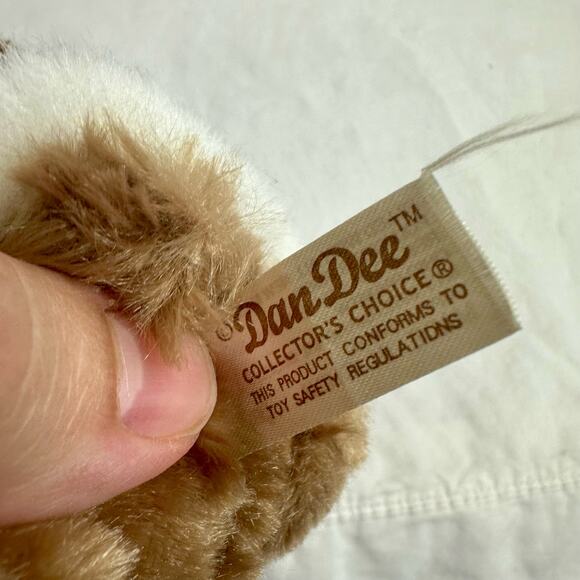Dan Dee Collectors Choice VTG Christmas Holiday Teddy Bear Plush Ornament - Picture 6 of 7